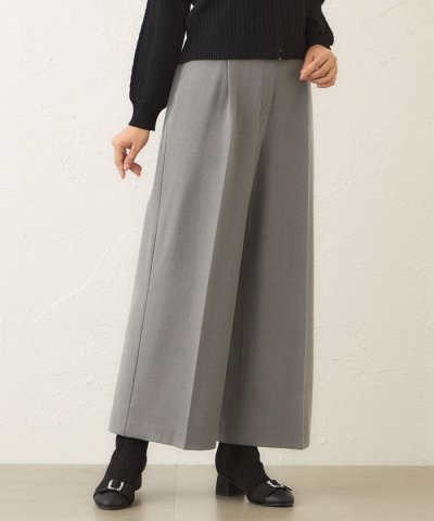 ウォームジョーゼット ワイドパンツ