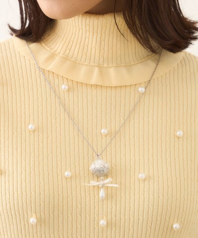 ローズブーケネックレス