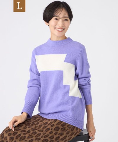 【L】【SANYO Style EDITION掲載】【ウォッシャブル】ブロッキン