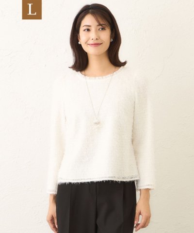 【L】フェザーチュール　プルオーバー