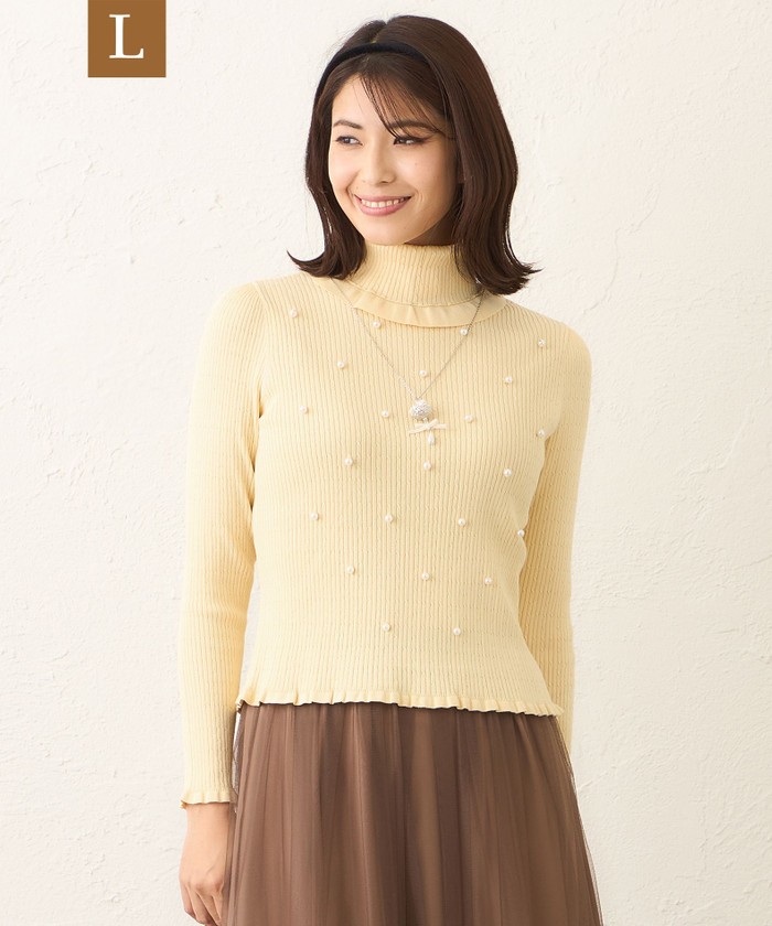 イエロー系｜ニット・セーター｜TO BE CHIC(Lサイズ)(トゥー ビー