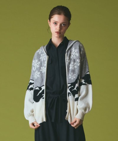 スノージャガードニットフーディ