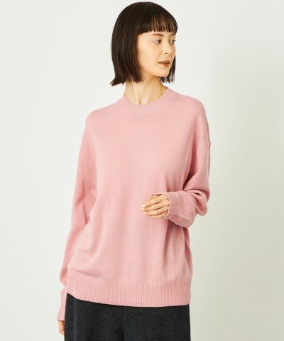 GREY LABEL ウールカシミヤクルーネックニット