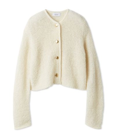 ループヤーンコンパクトカーディガン