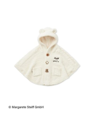 【Steiff】【BABY】パウダージャガードポンチョ