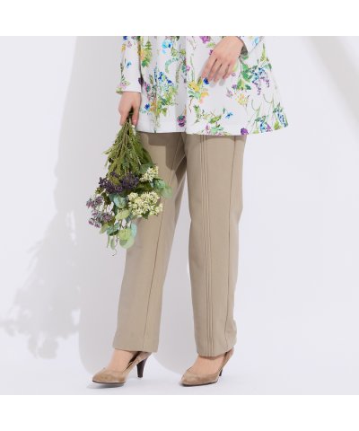 リリアンビューティ Liliane Burty 【L～4L】デニムプリント裏起毛