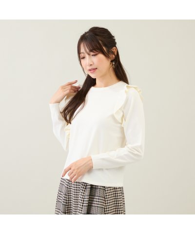 ローズティアラ RoseTiara フリルニットプルオーバー