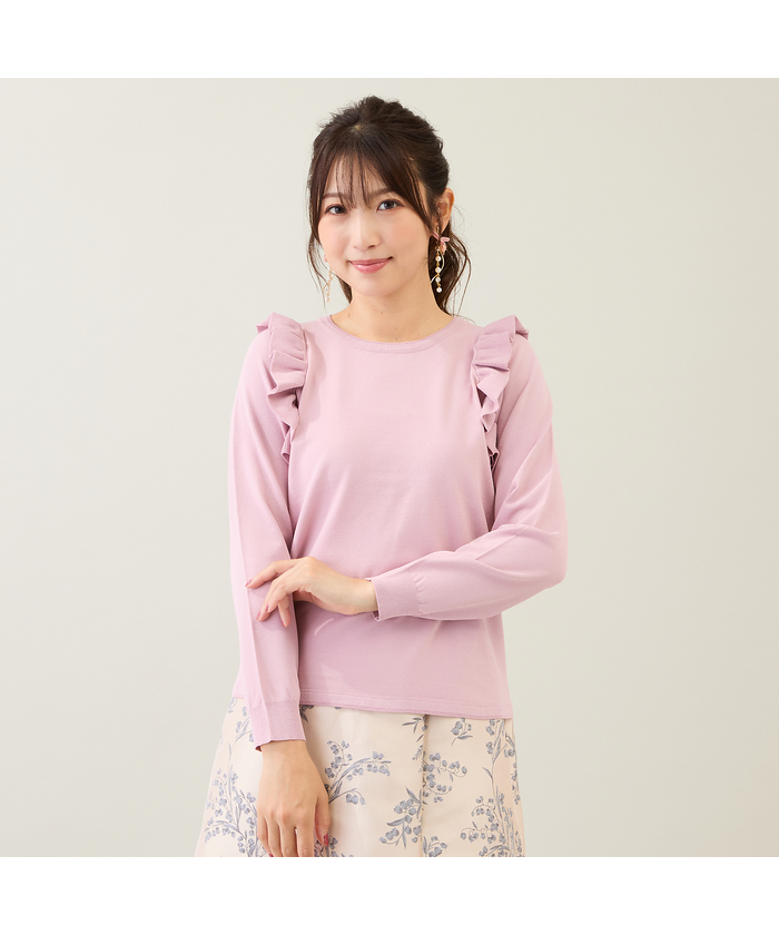 ローズティアラ RoseTiara フリルニットプルオーバー(508621963)｜阪急