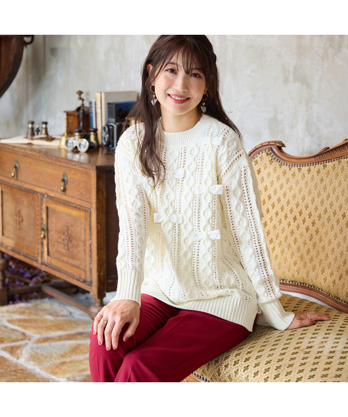 L｜ニット・セーター｜Rose Tiara(ローズティアラ)｜阪急百貨店公式