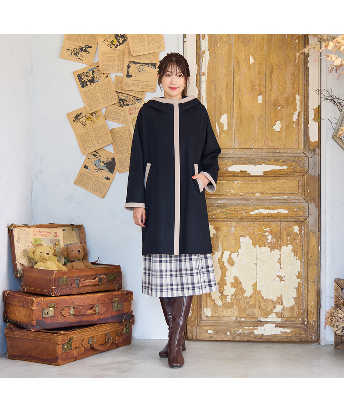 タグ付　ローズティアラ　Rose Tiara バックフリルライダースジャケット タグヅケ ローズティアラ ローズティアラ バックフリルライダース