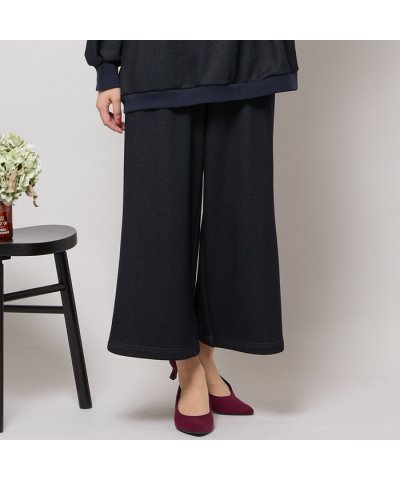 ピサーノ PISANO 【手洗いOK・セットアップ対応】裏起毛ワイドパンツ