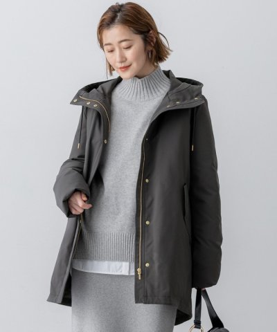 【一部店舗限定/撥水加工】ミリタリー フーデット ダウンコート