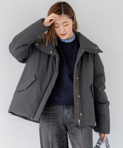 【先行予約/一部店舗限定/撥水加工】ミリタリー Aライン ダウンコート