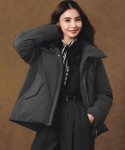 【一部店舗限定/撥水加工】ミリタリー Aライン ダウンコート