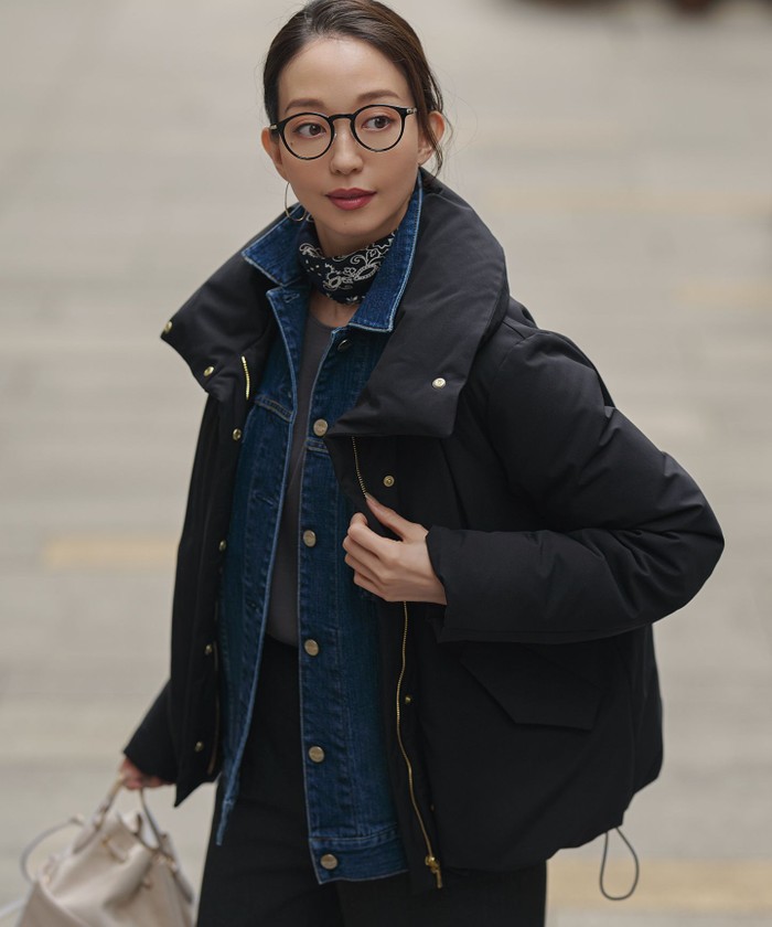 一部店舗限定/滝沢眞規子さん着用/撥水加工】ミリタリー Aライン