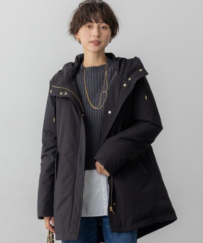 【先行予約/一部店舗限定/撥水加工】ミリタリー フーデット ダウンコート