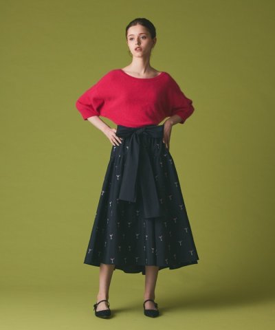 カクテルモチーフスカート