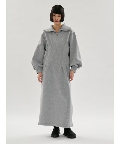 【ONLINE限定】ハーフジップダンボールワンピース