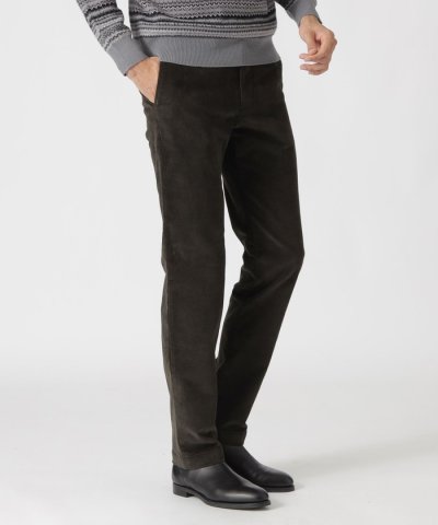 二重織コットンスエードパンツ