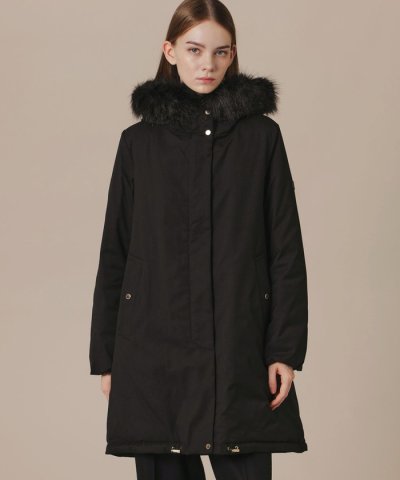 【WEB・一部店舗限定】ポリエステルオックスフォードフーデットダウンコート