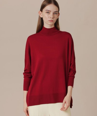 【WEB・一部店舗限定】ウールハイネックニットプルオーバー