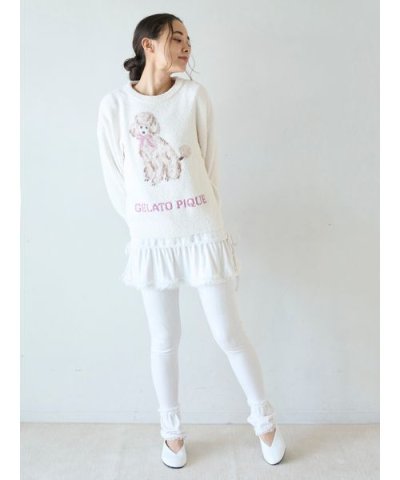 針抜きフリルレギンス