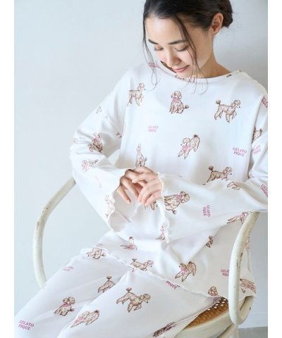 プードル柄ロンT