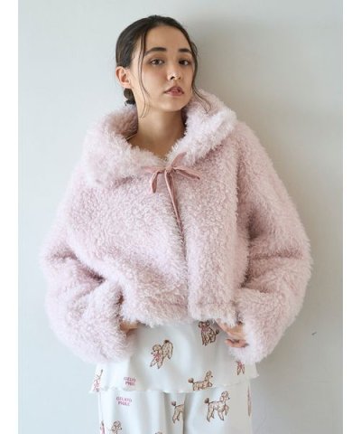 プードルボアカーディガン