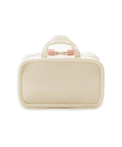 ボリュームロゴハンドルポーチ