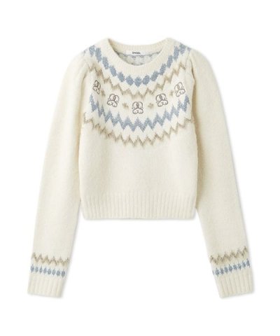 Sustainableノルディックニットプルオーバー