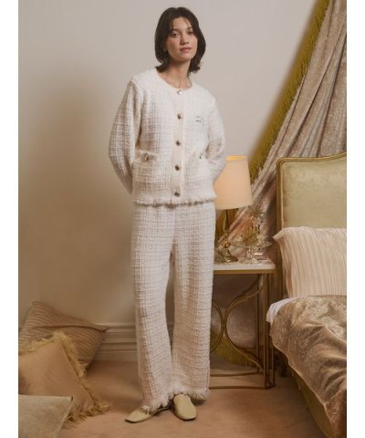 【JOEL ROBUCHON】ツイードモコロングパンツ