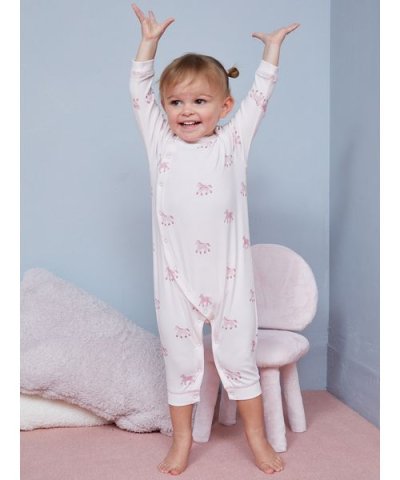 【BABY】ポニー柄ロンパース