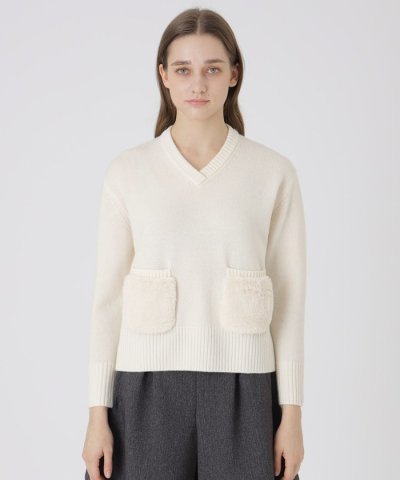 ラムズウールニットプルオーバー