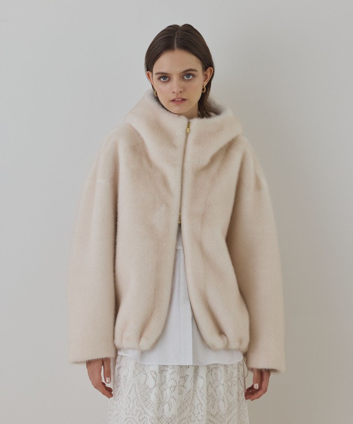 お得❣️3WAYミンクコート⭐️定価110万／フード付き／未使用／リバーシブル お得❣️3WAYミンクコート⭐️定価110万／フード付き／未使用