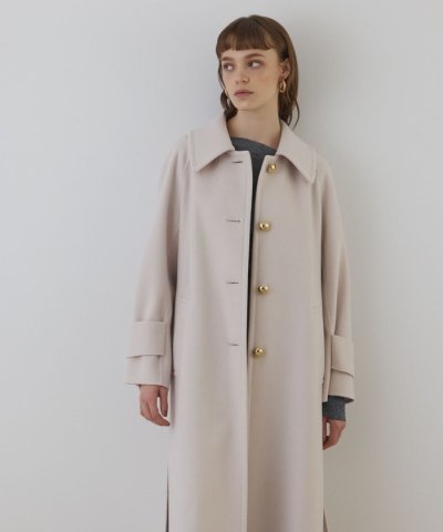 ウールカシミヤリバーコート