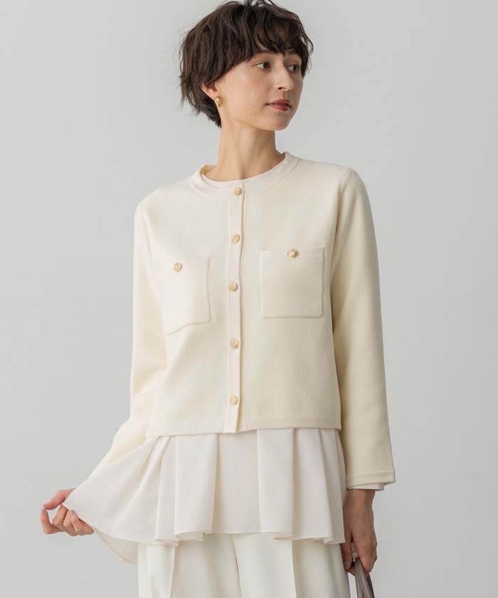 ホワイト系｜カーディガン｜23区(ニジュウサンク)｜阪急百貨店公式通販