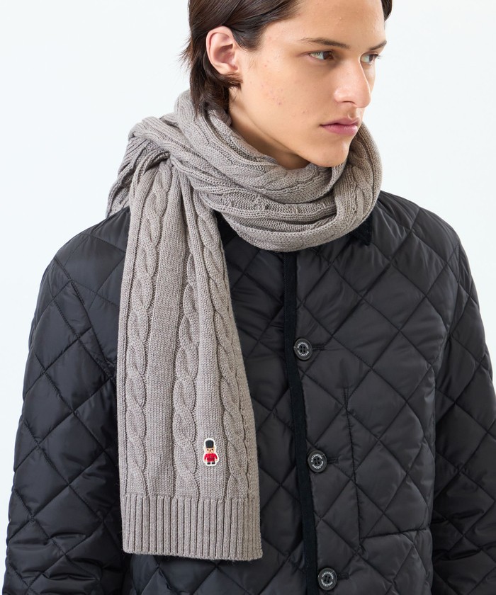 バッキンガムベア ケーブル ニットマフラー(508382354)｜HANKYU MEN'S