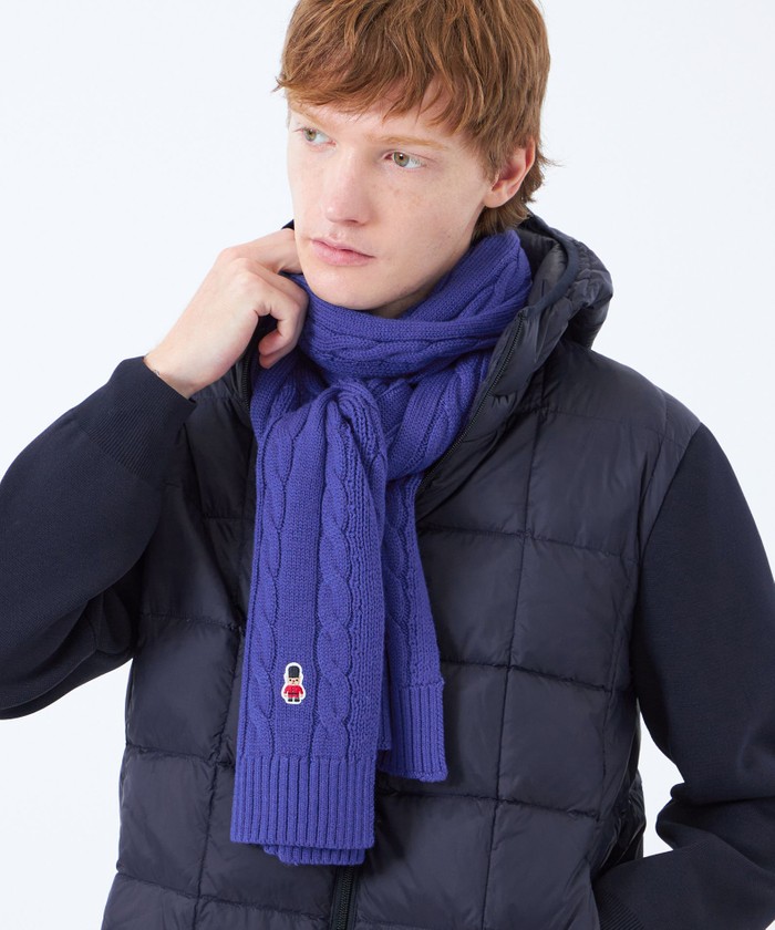 バッキンガムベア ケーブル ニットマフラー(508382354)｜HANKYU MEN'S