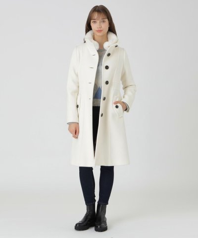 ファインダブルビーバースタンドカラーコート