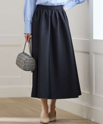 【洗える】フルーフィーツイル フレア スカート