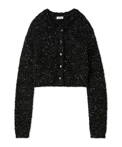 スパングルヤーンラメカーディガン