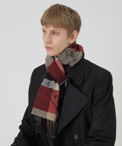 【10th ANNIVERSARY】クレストブリッジチェックロゴジャカードカシミ