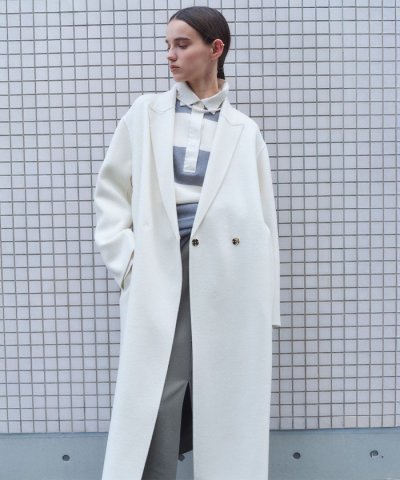 ZION / ウールロングチェスターコート