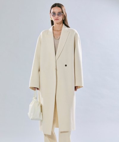 ZION / ウールロングチェスターコート