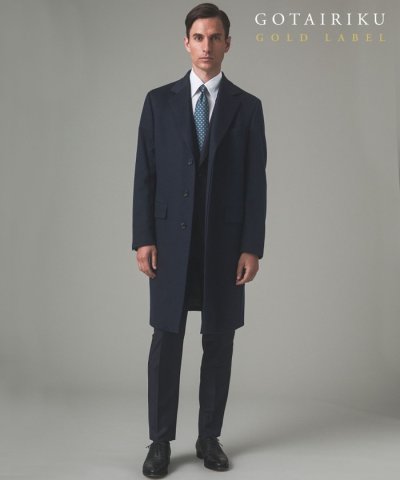 GOLD LABEL/WEB&一部店舗限定【COLOMBO】ピュアカシミヤ チェ