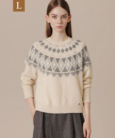 【L】ノルディックニット