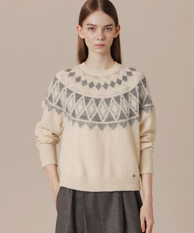 【L】ノルディックニット