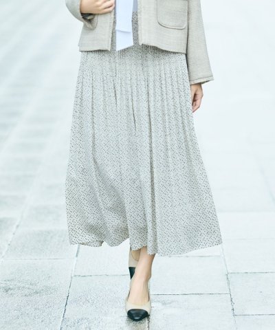 【17号サイズまで展開・カタログ掲載・セットアップ対応】ライトサテンプリーツ ス