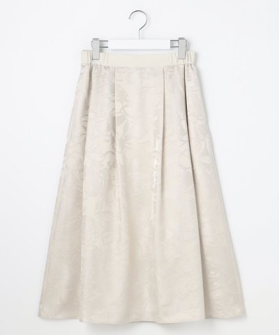 【17号サイズまで展開・セットアップ対応】フラワーオパールプリント スカート