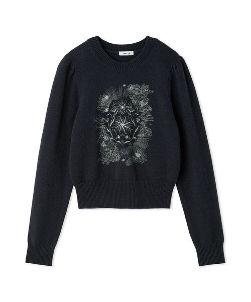 FRAY I.D エトワールエンブロイダリーニット OWHT エトワールエンブロイダリーニット(508632278)｜阪急百貨店公式通販